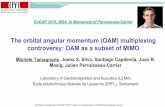 The orbital angular momentum (OAM) multiplexing ... · The orbital angular momentum (OAM) multiplexing controversy: OAM as a subset of MIMO ... J.-Y. Yang, I. M. Fazal, N. Ahmed,