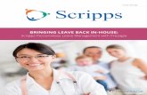 BRINGING LEAVE BACK IN-HOUSE - Presagia · BRINGING LEAVE BACK IN-HOUSE: Scripps Personalizes Leave Management with Presagia Case Study. CASE STUDY ... Scripps Health is …