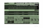 SONAR Membership Dorchester” Release - · PDF fileSONAR Membership “Dorchester” Release ... How to Download Dorchester Open the Cakewalk Command Center, ... Dan Gonzalez’s