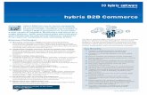 hybris B2B Commerce - Edenhouse Solutions and functionality. ... Reach enterprise customers that were previously hidden behind ... hybris B2B Commerce delivers the capabilities organizations