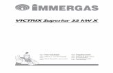 VICTRIX Superior 32 kW X - Centrale termice, climatizare, … Ter… ·  · 2013-03-29Immergas terméket vásárolt, ... Directiva Joasă Tensiune CE 73/23. Constructorul: Immergas