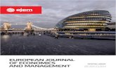 EUROPEAN JOURNAL OF ECONOMICS - EJEM · European Journal of Economics and Management ... CEOs and managers of private ... Sustainability Disclosure Database (Global Reporting Initiative,