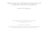Improving the Mechanical Properties of Composite Rocket ...7797/FULLTEXT01.pdf · Improving the Mechanical Properties of Composite Rocket Propellants ... Explosives, Pyrotechnics,
