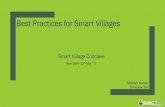 Best Practices for Smart Villages - Smart Cities India · Best Practices for Smart Villages ... Advisory Team PadmaShri Subhash Palekar ... Training and capacity building on seed