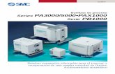 Bombas de proceso PA3000/5000•PAX1000 Serie …content2.smcetech.com/pdf/PA-PAX-PB-A_ES.pdfBombas de proceso Modelos accionados por aire Series PA3000/PA5000. Compatibilidad de los