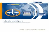 Liquid Analysisjumokorea.com/home/data/docs/products/file_brochure6_175.pdfperature, pressure, and automation solutions – has chosen to focus on “analytical measurement in liquids.”