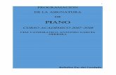 PIANO - conservatoriodebollullos.esconservatoriodebollullos.es/pdf/2017/PIANO.pdf · 1 programaciÓn de la asignatura de piano curso acadÉmico 2017-2018 cem catedratico antonio garcÍa