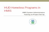 HUD Homeless Programs in HMIS Homeless Programs in HMIS HMIS System Administrators ... in your System SHPâ€“Permanent Housing PH: ... the CoC for the Housing Inventory Count