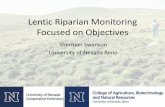 Lentic Riparian Monitoring Focused on Objectives - …rangelands.org/wrc/pdf/OKC_LenticRiparianMonitoring... ·  · 2017-02-02Lentic Riparian Monitoring Focused on Objectives Sherman