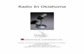 Radio In Oklahoma - Oklahoma Historical Society · provided in the radio education trunk and the land run play script should ... radio network or to identify the Monitor program on