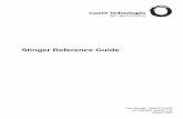 Stinger Reference Guide - ip-sa · commands, and details the ... Stinger Reference Guide 1-3 ARPtable Description: Displays or modifies the Stinger Address Resolution Protocol (ARP)