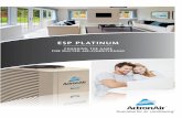ESP Platinum Brochure - 0500-152 09-2013 - LR€¦ · variable speed compressor and drive technology ... 3 speed fan and ESP mode Fan only operation 7 day programmable clock 24 hour