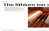 FEATURE the lithium ion supply chain - s1.q4cdn.com · lithium ion supply chain, from mine ... investment will be not only the world’s ... t NeW glob Al litHium io N b ttery CApACity