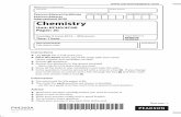Pearson Edexcel Certificate Pearson Edexcel Chemistry · Pearson Edexcel Certificate Pearson Edexcel International GCSE . 2 *P44269A0220* *P44269A0320* 3 Turn over ... after completely