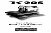 Digital Knight 16x20 Digital Swinger - dharmatrading.com · • Sublimation Inks (Metals) 400°, 1 min • Sublimation Inks (Woods) 400°, 1 min, 15 secs • Sublimation Inks (Ceramics)
