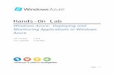 Deploying and Monitoring Applications in Windows …skydev.pha.jhu.edu/.../Labs/WindowsAzureDeployment/Lab.docx · Web viewWindows Azure: Deploying and Monitoring Applications in