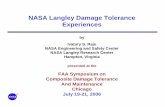 NASA Langley Damage Tolerance Experiences - Raju Damage Tolerance... · NASA Langley Damage Tolerance Experiences by ... safe flight Limit Critical Damage Threshold ... Test Article