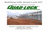 Building with Quad-Lock ICF with Quad-Lock ICF Basic Installation Guide Quad-Lock Building Systems Ltd. (888) 711 ± 5625 1 Slide 2 Ordering From estimate, order the following: •