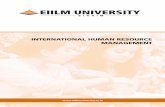 international Human Resource Management - EIILM …eiilmuniversity.co.in/downloads/IHRM.pdf · International Human Resource Management Approaches ... Factors associated with Individual