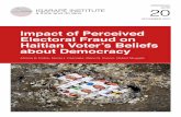 Impact of Perceived Electoral Fraud on Haitian Voter’s ... · democracy and the importance and role of voting in a democracy. ... translated into Haitian Creole and then back-translated