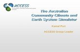 Australian Community Climate and Earth system Simulatorweb.maths.unsw.edu.au/~jasone/mdb_rhp/workshop09/presentations/... · university sector involvement ... form the atmospheric