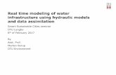Real time modeling of water infrastructure using hydraulic ...smart-cities-centre.org/wp-content/uploads/6.2-Morten-Borup-DTU... · Real time modeling of water infrastructure using