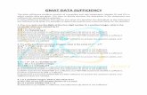 GMAT DATA SUFFICIENCY - Knowledge Iconblog.knowledgeicon.com/wp-content/uploads/2010/11/gmat-ds.pdf · GMAT DATA SUFFICIENCY This data sufficiency problem consists of a question and