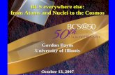BCS everywhere else: from Atoms and Nuclei to the Cosmosconferences.illinois.edu/bcs50/PDF/Baym.pdf · BCS everywhere else: from Atoms and Nuclei to the ... change relative populations
