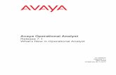 Avaya Operational Analystsupport.avaya.com/elmodocs2/qq/pdf/docs/oa71/whats… ·  · 2006-06-09What™s New in Operational Analyst 7.1 OA 7.1. Operational Analyst . Avaya .! 1 2.