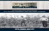 ARTS. PARKS. HIS Y. - Wyoming State Historic …wyoshpo.state.wy.us/pdf/centennialranchyearbook2013.pdfARTS. PARKS. HIS Y. 1 ... The Angela Chavez, Jeanine E. Loose, Joel Splittgerber,