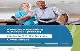 RMR Cheat Sheet Rehab CC Referrals - Northwest … REFERRALS CHEAT SHEET Put in the “UTILDP” order in Meditech Login to Pathways (Strata) and selct the Assessment component. RESOURCE
