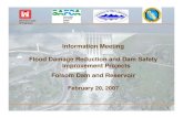 Information Meeting Flood Damage Reduction and Dam …€¦ ·  · 2016-01-12Information Meeting Flood Damage Reduction and Dam Safety Improvement Projects Folsom Dam and Reservoir