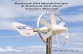 Rutland 504 Windcharger & Rutland 504 efurl Owners Manual · Rutland 504 Windcharger & Rutland 504 efurl Owners Manual ... SM-150 Issue C 17.03.14 3 ... Maintenance and Troubleshooting