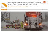 Intelligente Transportsystemer (ITS) kan bidra til … 2010 – Daisy Bell i aksjon 06.11.2013 FoU Indre Romsdal - Noen høgdepunkter Nye prosjektmuligheter Overvåking av problemstrekninger