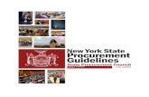 NEW YORK STATE PROCUREMENT COUNCIL - … · NEW YORK STATE PROCUREMENT COUNCIL ... OGS centralized service or technology contracts or an “open market” ... and qualified veterans
