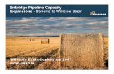 Enbridge Pipeline Capacity Expansions - Benefits to ...wbpc.ca/pub/documents/archived-talks/2007/Shamla.pdfEnbridge Pipeline Capacity Expansions - Benefits to Williston Basin ... •