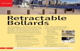 Retractable Bollards - Leda Security Products · powder coated) and stainless steel models. Retractable bollards can be operated 3 ways: • Manually – by lifting handle • Semi-automatic