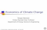 Economics of Climate Changerb/Professional Activities/CarbonEcon15.pdfEconomics of Climate Change Rangan Banerjee Forbes Marshall Chair Professor ... Press, Cambridge, United Kingdom