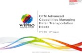 OTM Advanced Capabilities Managing Retail Transportation Needsotmsig.communities.oaug.org/multisites/otm/media/2012/C12U-32A... · Shipment tracking ... OTM Advanced Capabilities