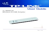 TL-WN821N Wireless N USB Adapter - TP-LINK - Punkty ...tplink.com.pl/doc/MAN_TL-WN821N.pdfTP-LINK TL-WN821N can be configured by TP-LINK Wireless N Client Utility (11NWCU) in Windows