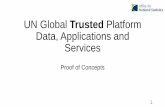 UN Global Trusted Platform Data, Applications and Services · •Web Scrapping •Public APIs •Apache NiFi 17. Apache NiFi ... •Supports R, Python Integrated Development Environment