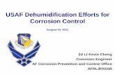 USAF Dehumidification Efforts for Corrosion Control · USAF Dehumidification Efforts for Corrosion Control ... USAF Dehumidification Efforts for Corrosion Control ... (CBM+) • High