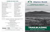 TRAILBLAZING - Alpine Bank LOCATIONS FROM DENVER TO DURANGO ... Terry Farina Attorney at Law Norm Franke Regional President, Front Range Region …