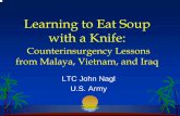 Learning to Eat Soup with a Knife - Air University · Learning to Eat Soup with a Knife: ... till the other side ... 1966 l“We’d end up shooting at everything-men, women, kids,