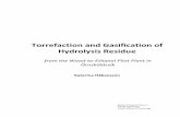 Torrefaction and Gasification of Hydrolysis Residue - …€¦ ·  · 2008-01-29Torrefaction and Gasification of Hydrolysis Residue UMEÅ UNIVERSITY 2007 5 ABBREVATIONS ASTM American