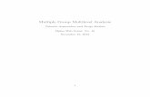 Multiple Group Multilevel Analysis - Muthén & Muthén ... · Multiple Group Multilevel Analysis ... approaches can in principle be constructed for the multivariate case. ... where