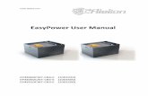EasyPower User Manual - Alelion€¦ · 3 2016-06-09, 1004069-001 EasyPower Lithium Ion Battery User Manual Read this User Manual carefully before you use the battery.