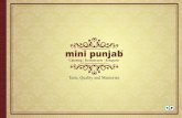 Taste, Quality and Memories. - minipunjab.com · Paneer Papdi Tandoori Paneer Paneer Chilli Kaju Methi Roll Amritsari Tikki ... Taste, Quality and Memories. Shahi Jeera Rice Peas