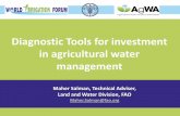 Diagnostic Tools for investment in agricultural water Tools for investment in agricultural water ... DIAGNOSTIC TOOLS FOR INVESTMENT IN WATER FOR AGRICULTURE 2. ... water quality control