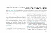 OCCUPATIONAL EXPOSURES DURING IRON AND …monographs.iarc.fr/ENG/Monographs/vol100F/mono100F-34.pdfmoulding and core-making, melting, pouring and shake-out, and fettling. A detailed